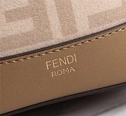 FENDI | MON TRESOR FF beige wool mini-bag - 8BS010 - 17 x 12 x 10 cm - 2