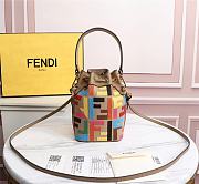 FENDI | MON TRESOR Multicolor FF canvas mini-bag - 8BS010 - 17 x 12 x 10 cm - 5