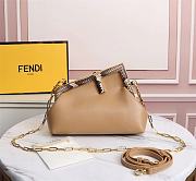 FENDI | FIRST Small Beige python bag - 8BP129 - 26 x 9.5 x 18 cm - 1