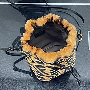 FENDI | MON TRESOR Mini-bag in brown sheepskin - 8BS010 - 18x12cm - 5