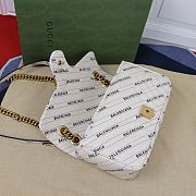GUCCI | Small White GG Marmont bag - 443497 - 26 x 15 x 7 cm - 5