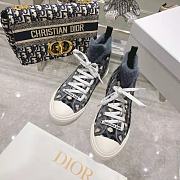 DIOR | WALK'N'DIOR SNEAKER Grey Fur-Effect - KCK328 - 4