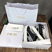 DIOR | D-PLAYER SNEAKER White and Black Quilted Nylon - 2