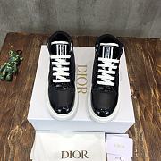 DIOR | D-PLAYER SNEAKER White and Black Quilted Nylon - 6