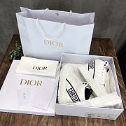 DIOR | D-PLAYER SNEAKER Black and White Quilted Nylon - 2