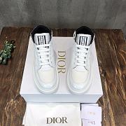 DIOR | D-PLAYER SNEAKER Black and White Quilted Nylon - 4