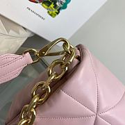 PRADA | Padded nappa leather pink bag - 1BD306 - 31 x 19 x 8.5cm - 6