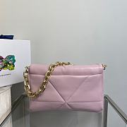PRADA | Padded nappa leather pink bag - 1BD306 - 31 x 19 x 8.5cm - 5