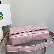 PRADA | Padded nappa leather pink bag - 1BD306 - 31 x 19 x 8.5cm - 4