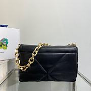 PRADA | Padded nappa leather black bag - 1BD306 - 31 x 19 x 8.5cm - 4
