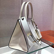 PRADA | Small White Saffiano Leather Monochrome Bag - 1BA156 - 26x20x15cm - 6