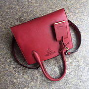 PRADA | Small Red Saffiano Leather Monochrome Bag - 1BA156 - 26x20x15cm - 5