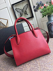 PRADA | Small Red Saffiano Leather Monochrome Bag - 1BA156 - 26x20x15cm - 4