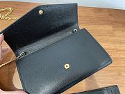 YSL | UPTOWN CHAIN WALLET IN GRAIN Black - 607788 - 19x12x4cm - 5