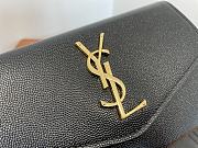 YSL | UPTOWN CHAIN WALLET IN GRAIN Black - 607788 - 19x12x4cm - 6