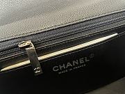 CHANEL | Classic Flap Bag Black in Grain - A01116 - 20 cm - 6