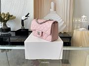 CHANEL | Classic Flap Bag Light Pink in Grain - A01116 - 20 cm - 3