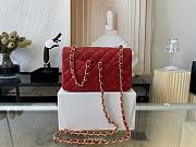CHANEL | Classic Flap Bag Red Golden Hardware- A01116 - 20 cm - 3