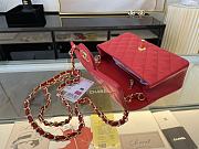 CHANEL | Classic Flap Bag Red Golden Hardware- A01116 - 20 cm - 5
