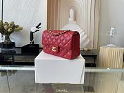CHANEL | Classic Flap Bag Red Golden Hardware- A01116 - 20 cm - 6