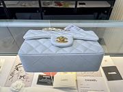 CHANEL | Classic Flap Bag White Lambskin Golden Hardware- A01116 - 20 cm - 3