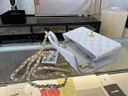 CHANEL | Classic Flap Bag White Lambskin Golden Hardware- A01116 - 20 cm - 2