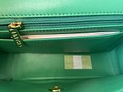 CHANEL | Classic Flap Bag Green Golden Hardware- A01116 - 20 cm - 5
