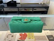CHANEL | Classic Flap Bag Green Golden Hardware- A01116 - 20 cm - 6