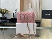 CHANEL | Classic Flap Bag Light Pink Silver Hardware- A01116 - 20 cm - 3