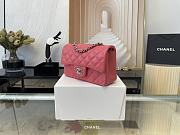 CHANEL | Classic Flap Bag Pink Silver Hardware- A01116 - 20 cm - 5