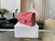 CHANEL | Classic Flap Bag Pink Golden Hardware- A01116 - 20 cm - 2