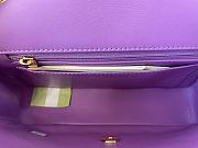 CHANEL | Classic Flap Bag Purple Golden Hardware- A01116 - 20 cm - 4