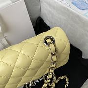 CHANEL | Classic Flap Bag Yellow Silver Hardware- A01116 - 20 cm - 6