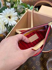 Louis Vuitton | Neverfull PM red tote Bag - 29x21x12 cm - 2