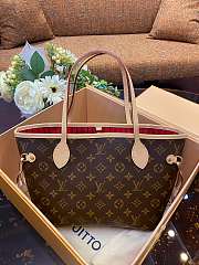 Louis Vuitton | Neverfull PM red tote Bag - 29x21x12 cm - 5