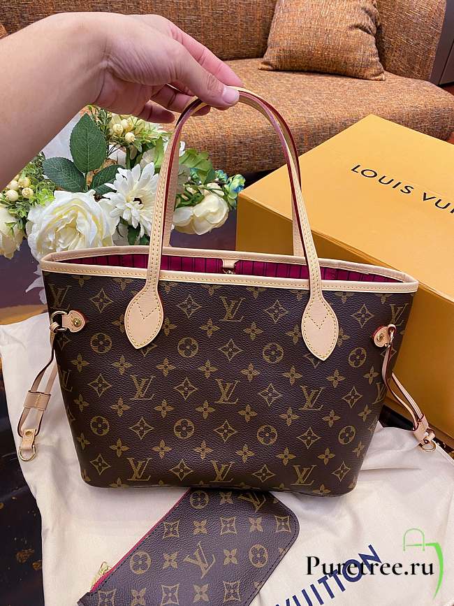 Louis Vuitton | Neverfull PM rose tote Bag - 29x21x12 cm - 1