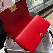 CHANEL | Small Boy Handbag Red golden - A67085 - 20 cm - 4