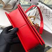 CHANEL | Small Boy Handbag Red golden - A67085 - 20 cm - 3