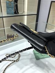 CHANEL |  Flap Coin Purse With Chain in black - AP1787 - 12x8.5x2.5cm - 2