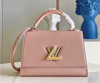 Louis Vuitton | Twist One Handle MM Rose Pink Bag - 29 x 21 x 12 cm