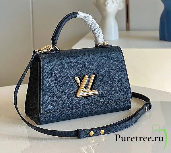 Louis Vuitton | Twist One Handle PM Marine Blue Bag - M58793 - 25 x 17 x 11 cm - 1