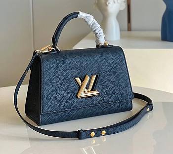 Louis Vuitton | Twist One Handle PM Marine Blue Bag - M58793 - 25 x 17 x 11 cm