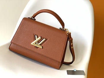 Louis Vuitton | Twist One Handle MM Caramel Bag - 29 x 21 x 12 cm