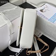 CHANEL | Chain Flap Bag White - AS2975 - 20×6×15 cm - 5