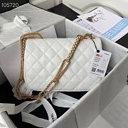 CHANEL | Chain Flap Bag White - AS2976 - 23.5×6.5×15 cm - 3