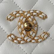 CHANEL | Chain Flap Bag White - AS2976 - 23.5×6.5×15 cm - 2