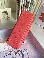 CHANEL | Mini Pink Flap Bag With Top Handle - AS2431 - 20x14x7cm - 2