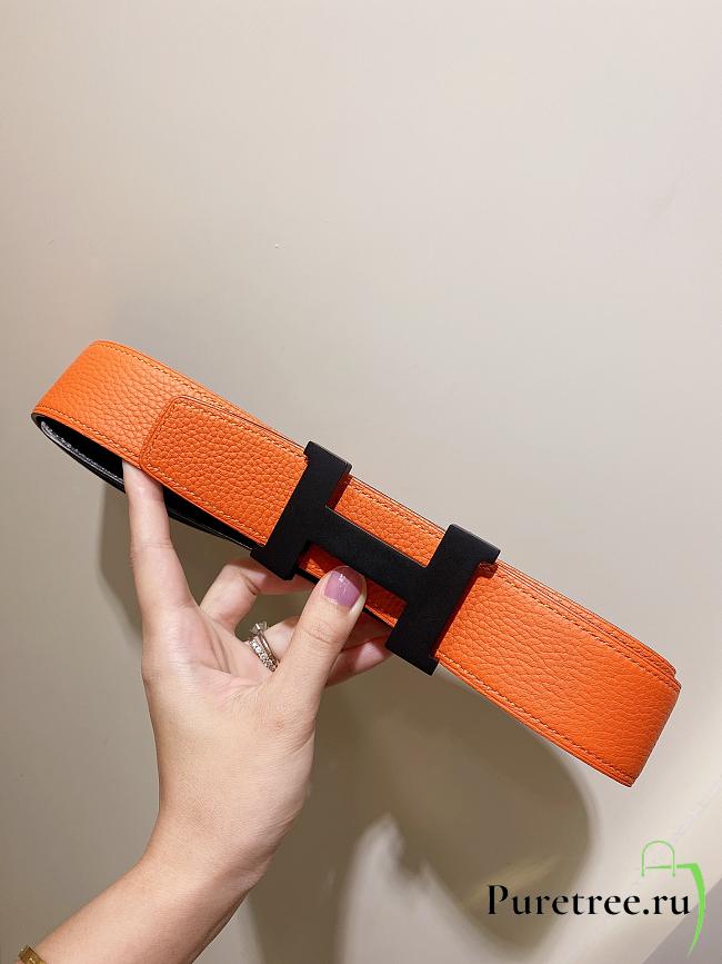 HERMES | Orange Belt - 3 cm - 1