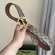 GUCCI | brown belt - 3.8cm - 1