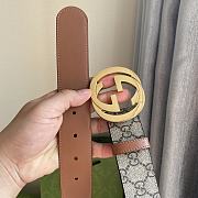 GUCCI | brown belt - 3.8cm - 5